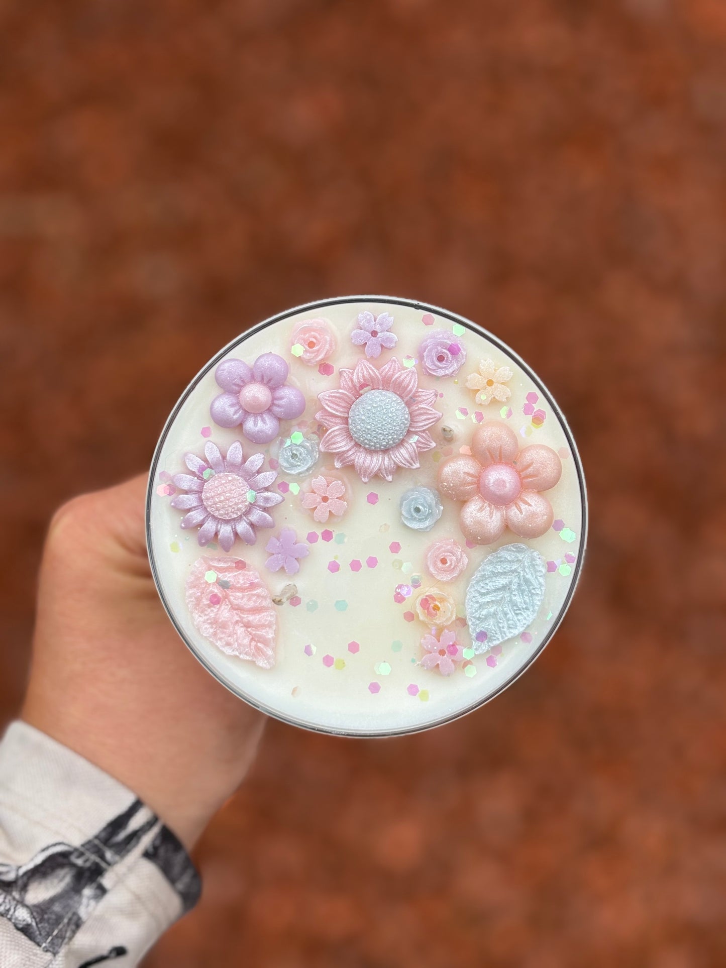 Pastel Flower Cocktail Kandle