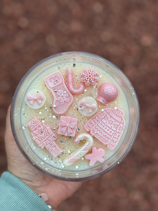 Magical Pink Christmas Kandle