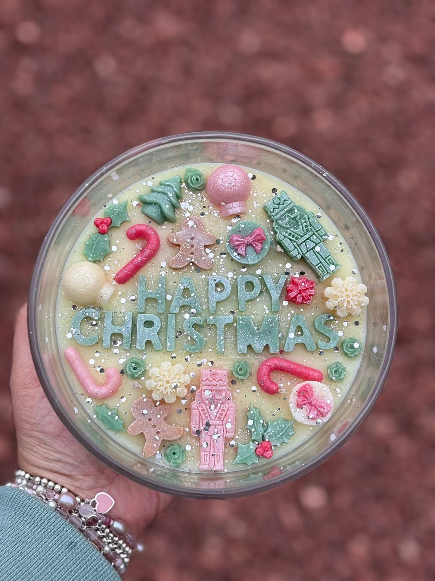 XL Happy Christmas Kandle