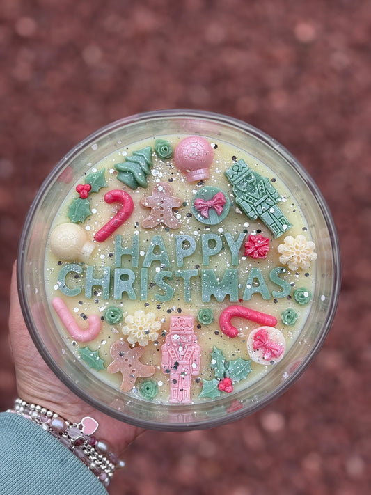 XL Happy Christmas Kandle