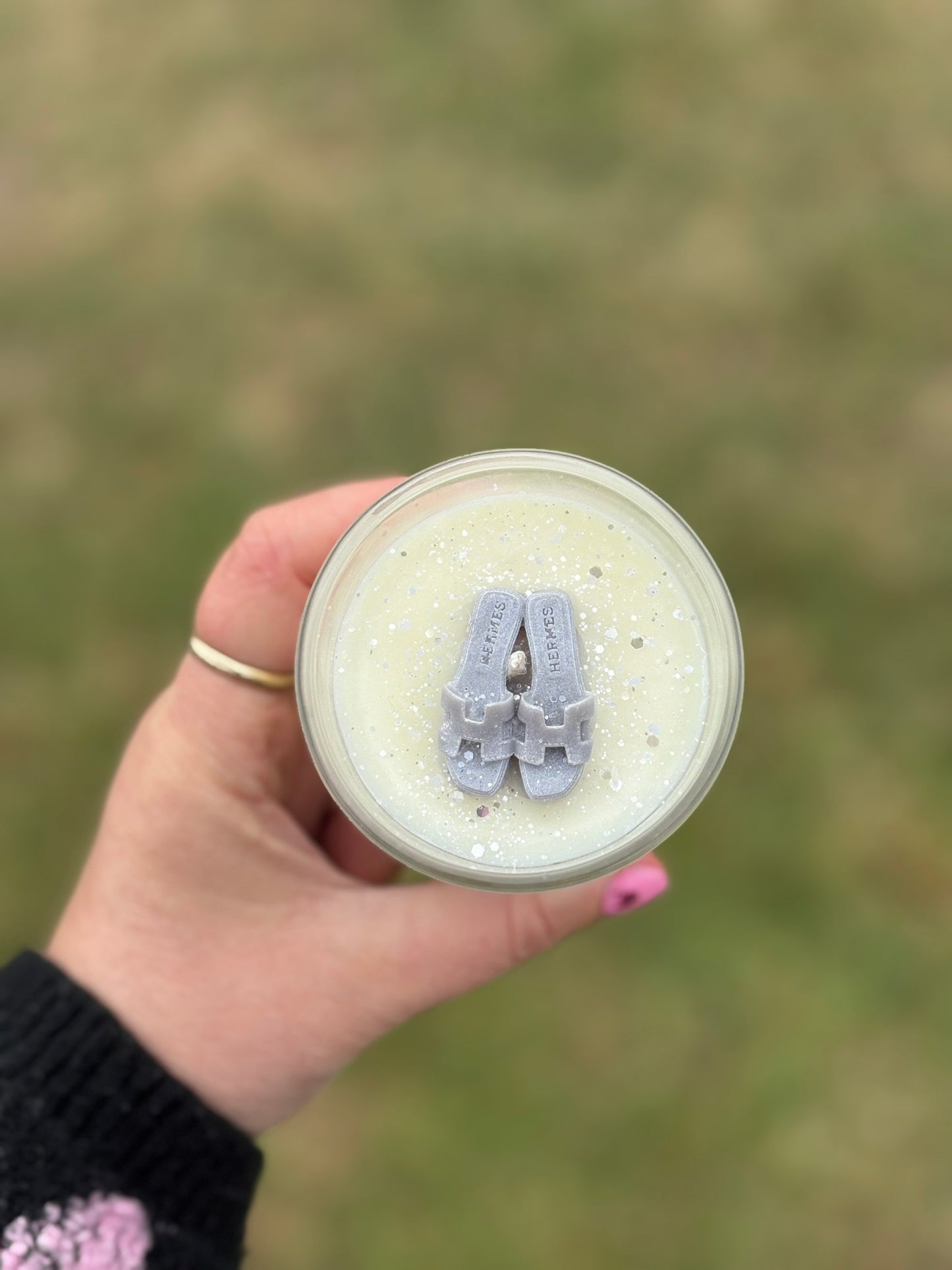 Shoe Kandle in Small Jar