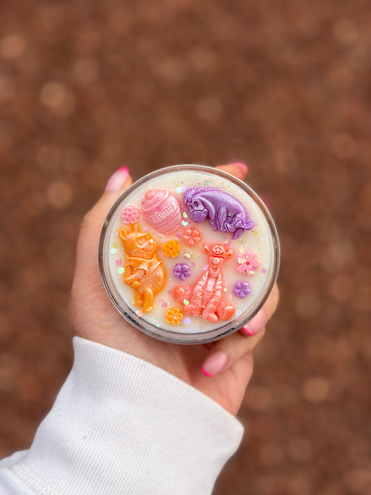 Winnie The Pooh Candle in Mini Jar