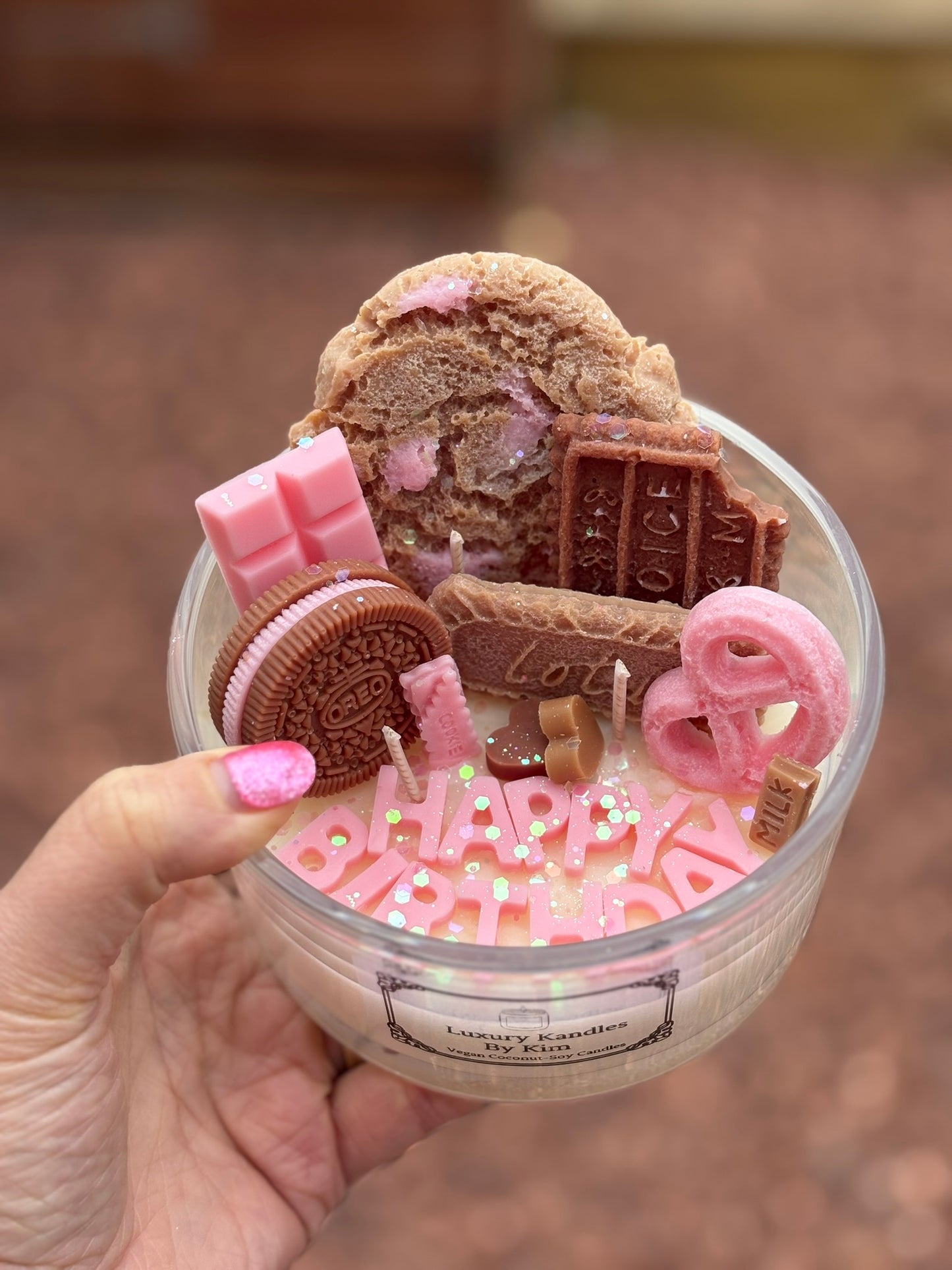 Birthday Biscuit Candle