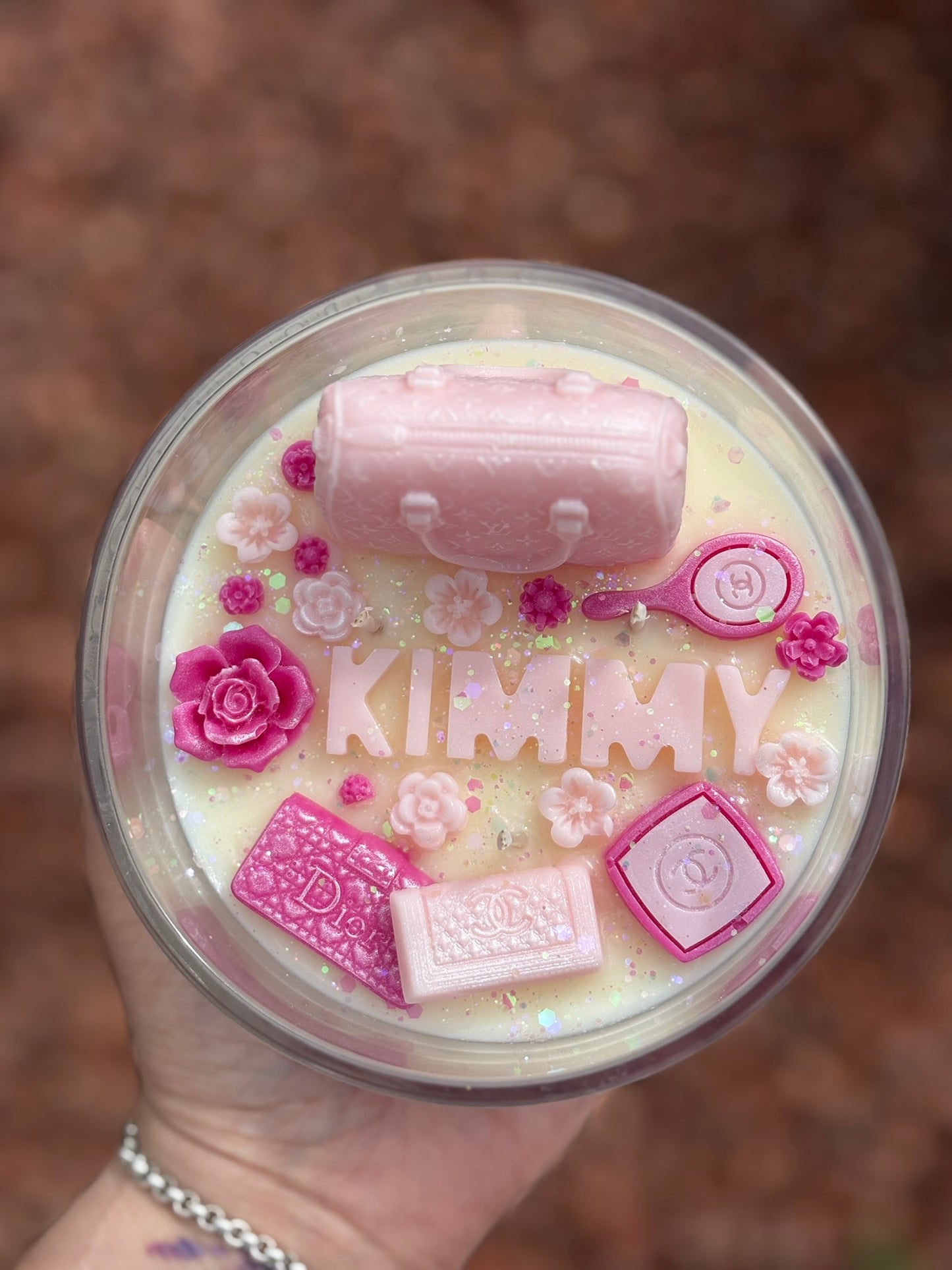 Personalised Name Kandle in Large Jar