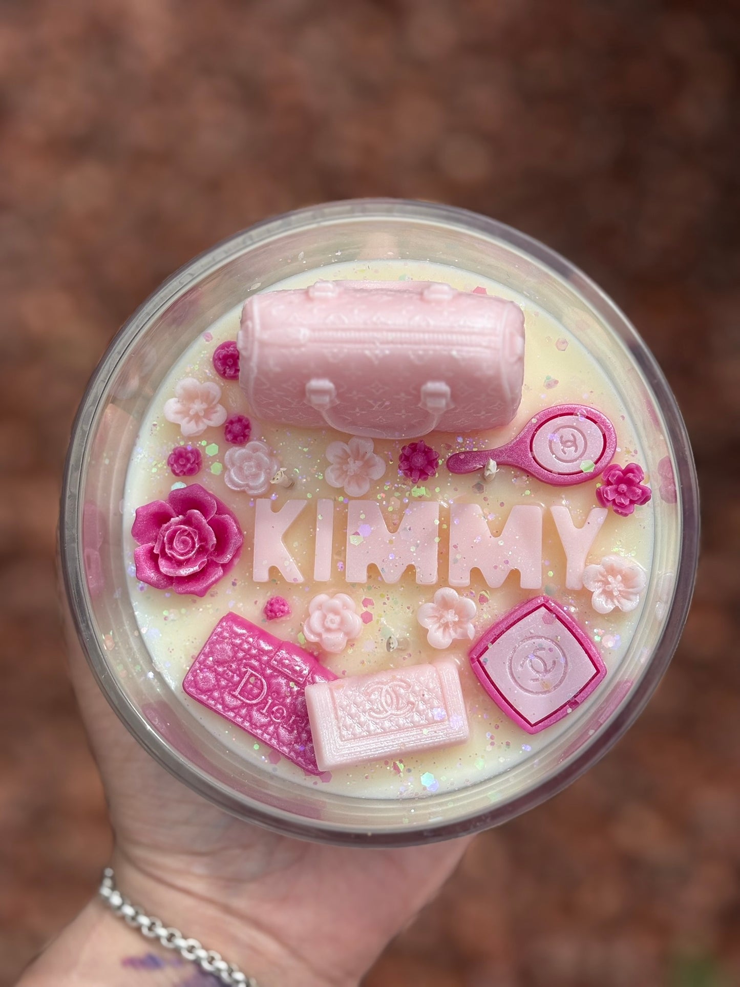 Personalised Name Kandle in Large Jar