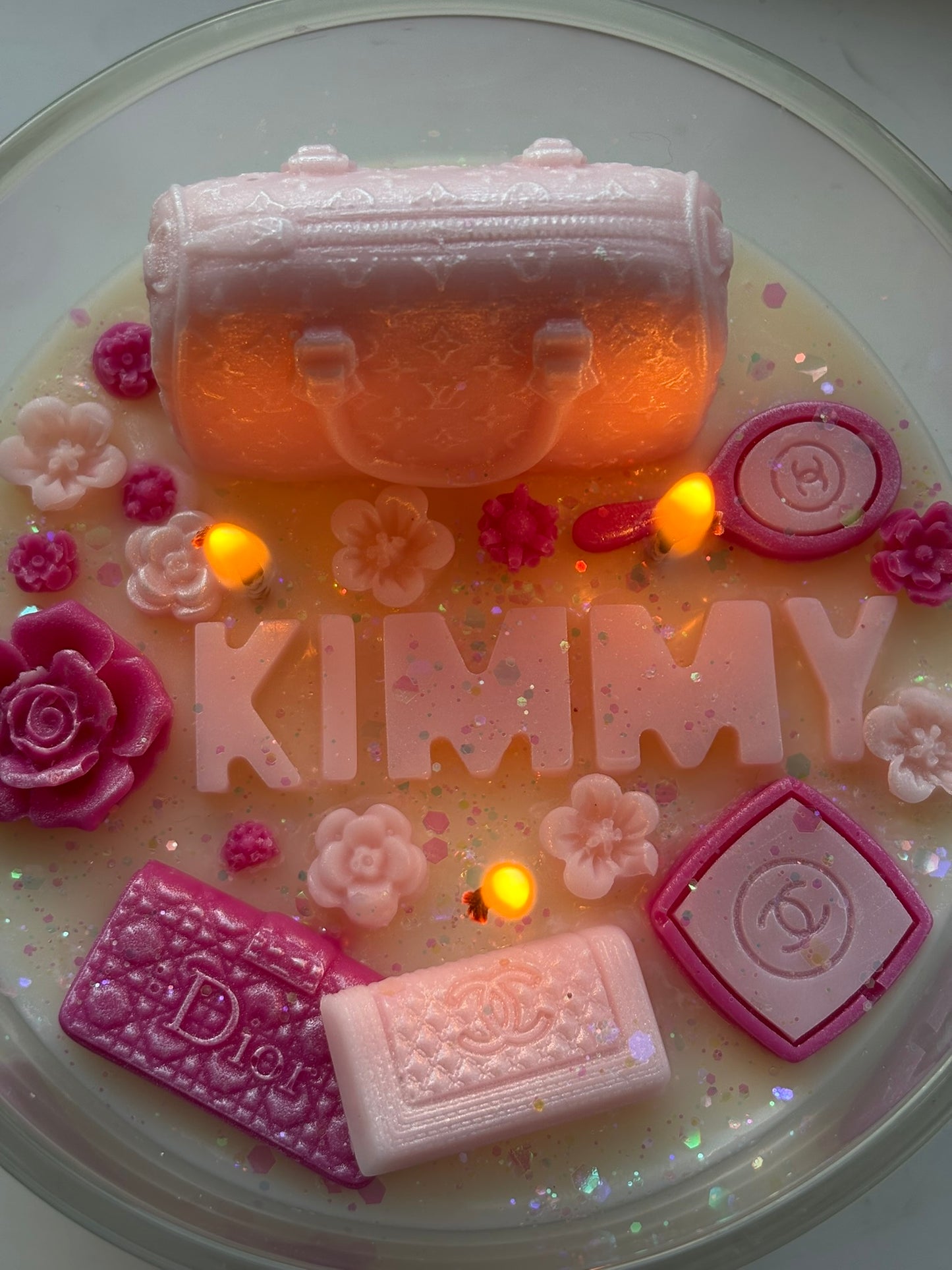 Personalised Name Kandle in Large Jar