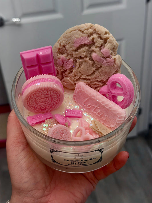 Biscuit Kandle in Large Jar