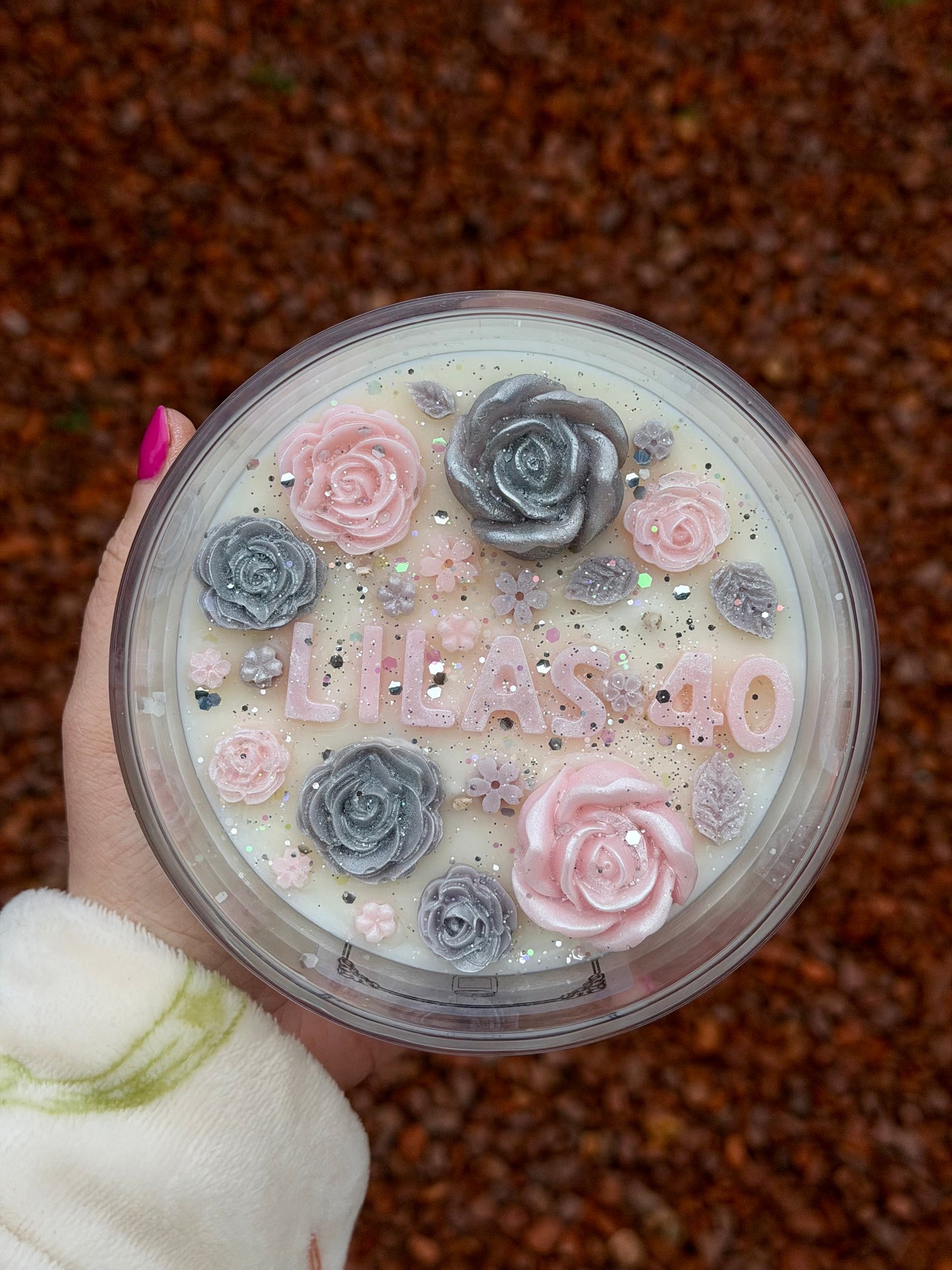 Personalised Name Kandle in Large Jar