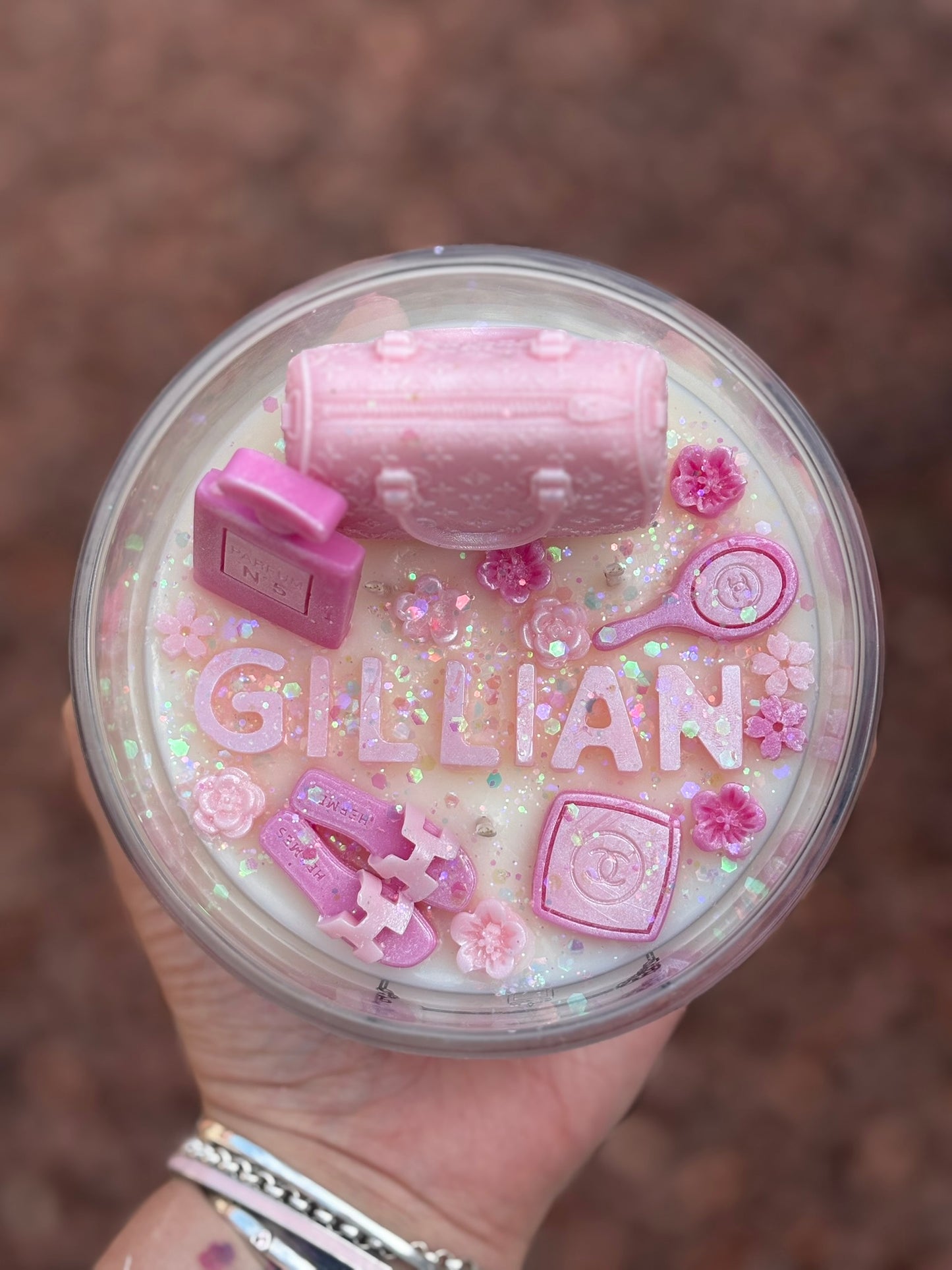 Personalised Name Kandle in Large Jar