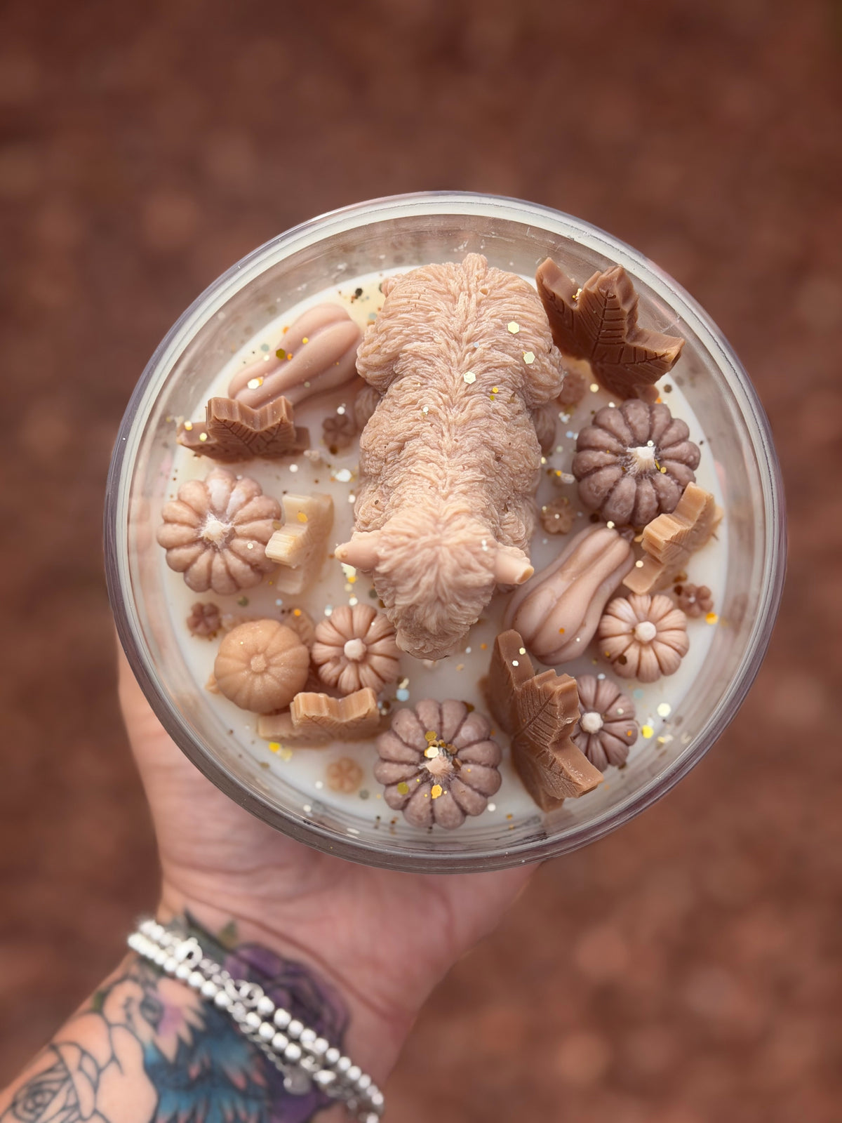 Highland Cow Autumn Candle Deluxe