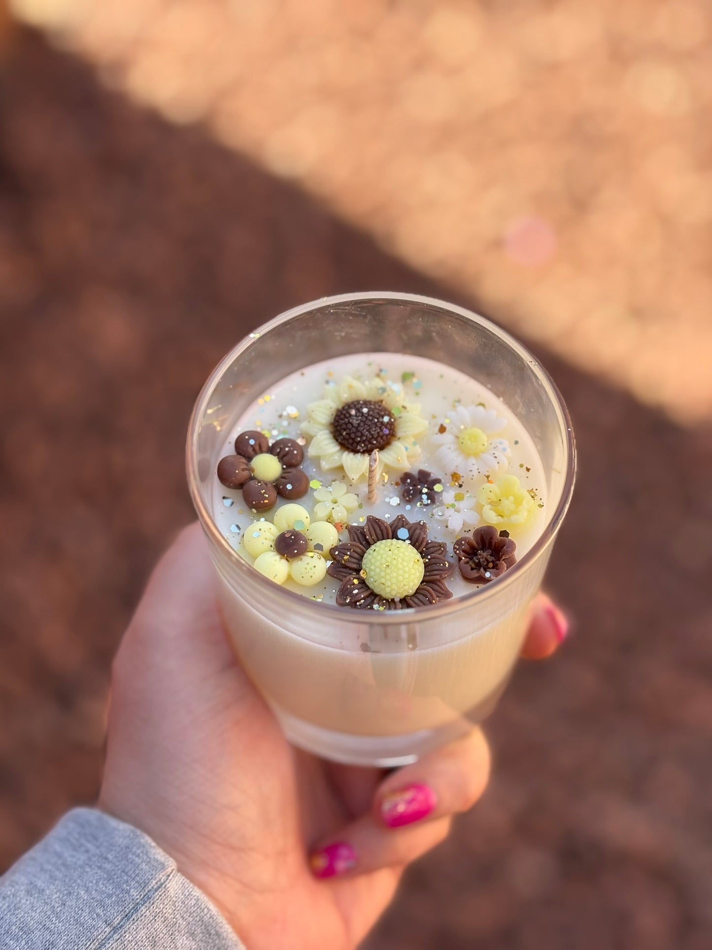 Medium Spring Floral Kandle