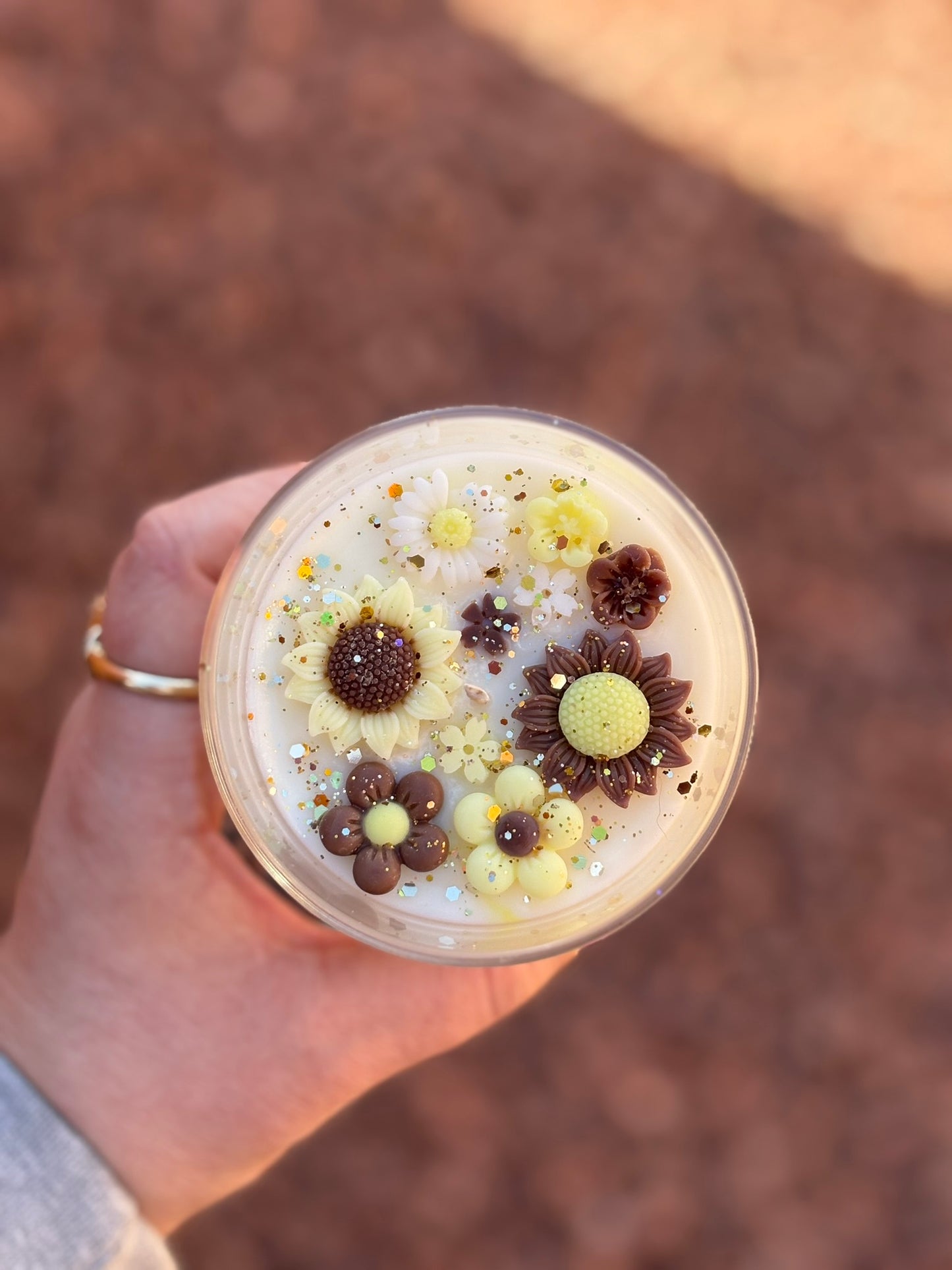 Medium Spring Floral Kandle