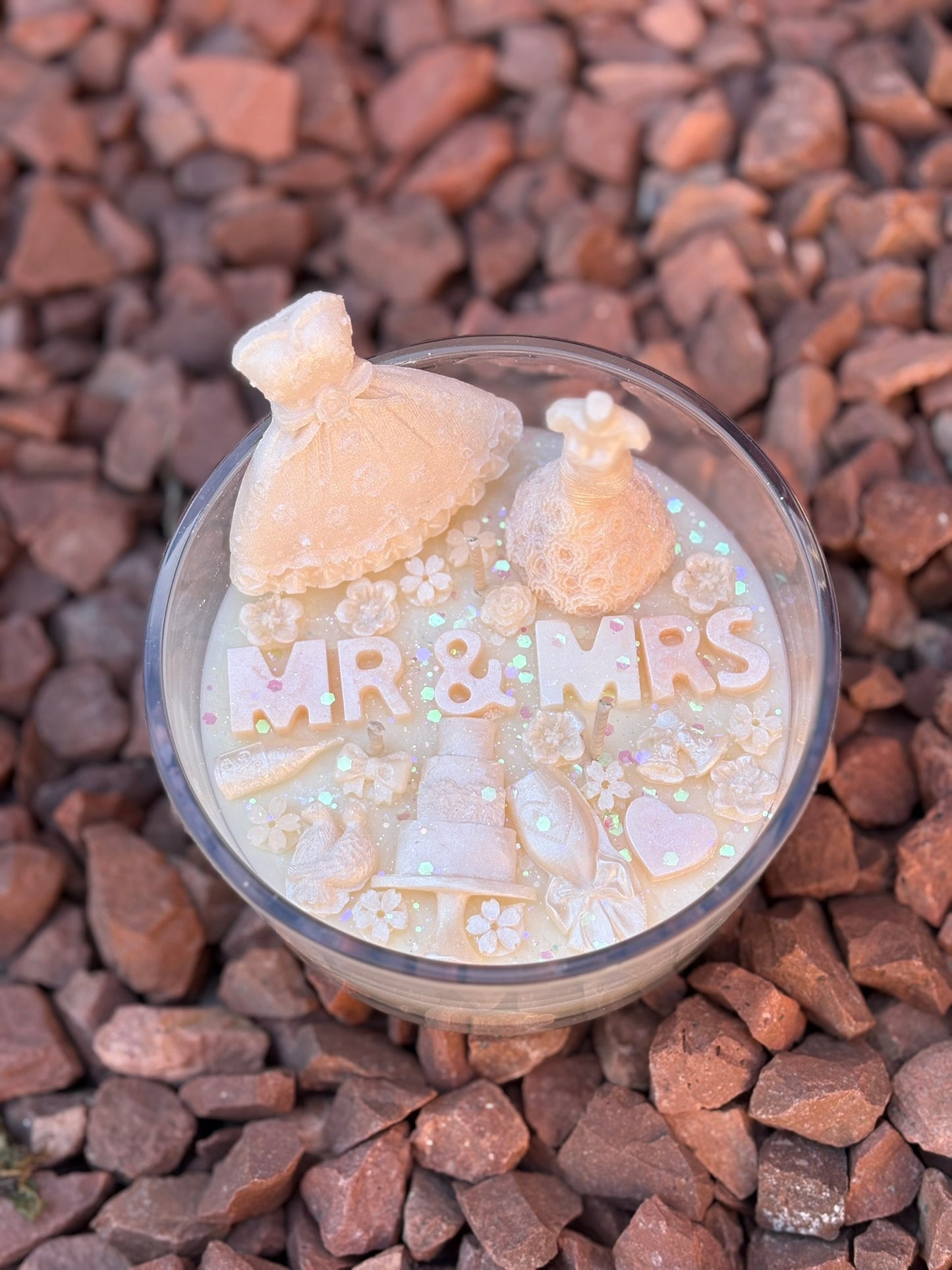 Wedding Kandle in Large Jar