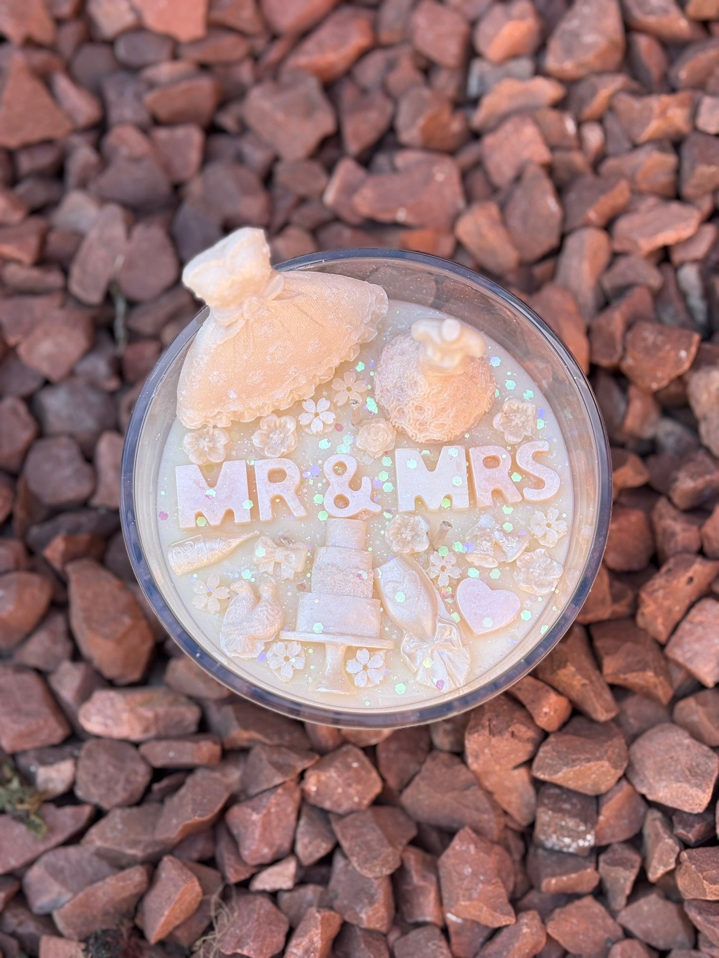 Wedding Kandle in Large Jar